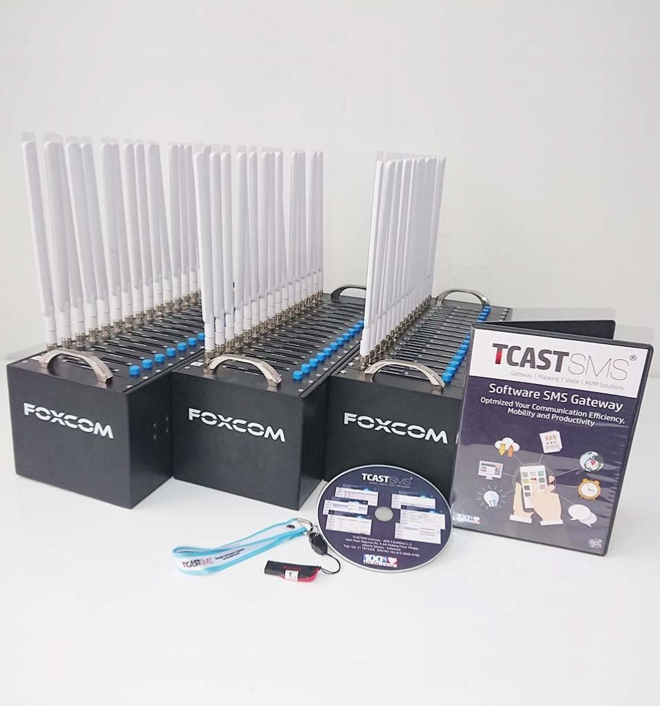 Paket Modem Software SMS TCAST Full 48 Port