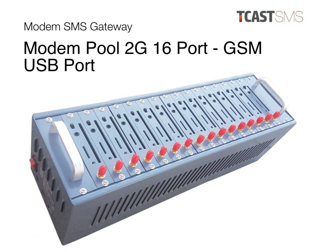 Modem Pool 16 Port 2G